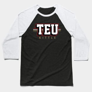 Tight End University - TEU - George Kittle - San Francisco 49ers Baseball T-Shirt